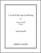 O Lord, If My Lips Could Sing SATB choral sheet music cover